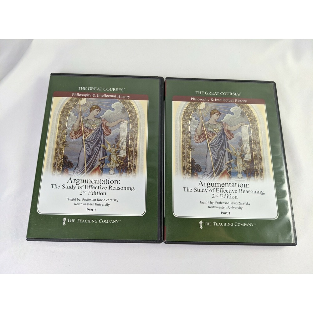 The Great Courses Argumentation The Study‎ of Effective Reasoning Part 1 2 DVD